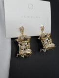 AndQ Merry-Go-Around Zircon Earrings
