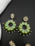 AndQ Handmade Swarovski Crystal Two-sided Earrings