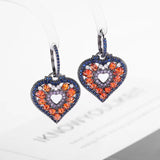 AndQ【Spade Queen Heart】Poker Spade A Heart Earrings