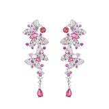 AndQ 【Dancing Butterfly】Zircon Dancing Butterfly Earrings