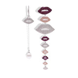 AndQ【LolliLips】So many Lips Personality Drop Earrings