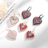 AndQ【Spade Queen Heart】Poker Spade A Heart Earrings
